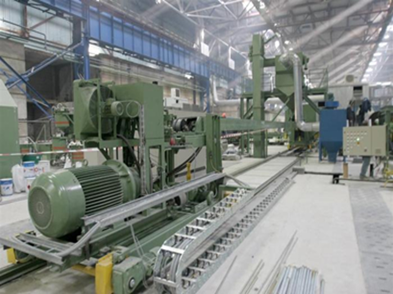 Дробеструйный автомат для внутренней поверхности стальных труб